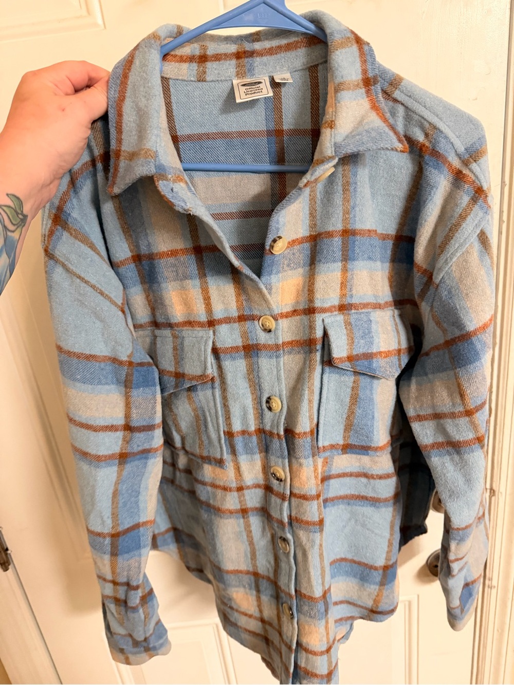 Ford licensed plaid Bronco shacket